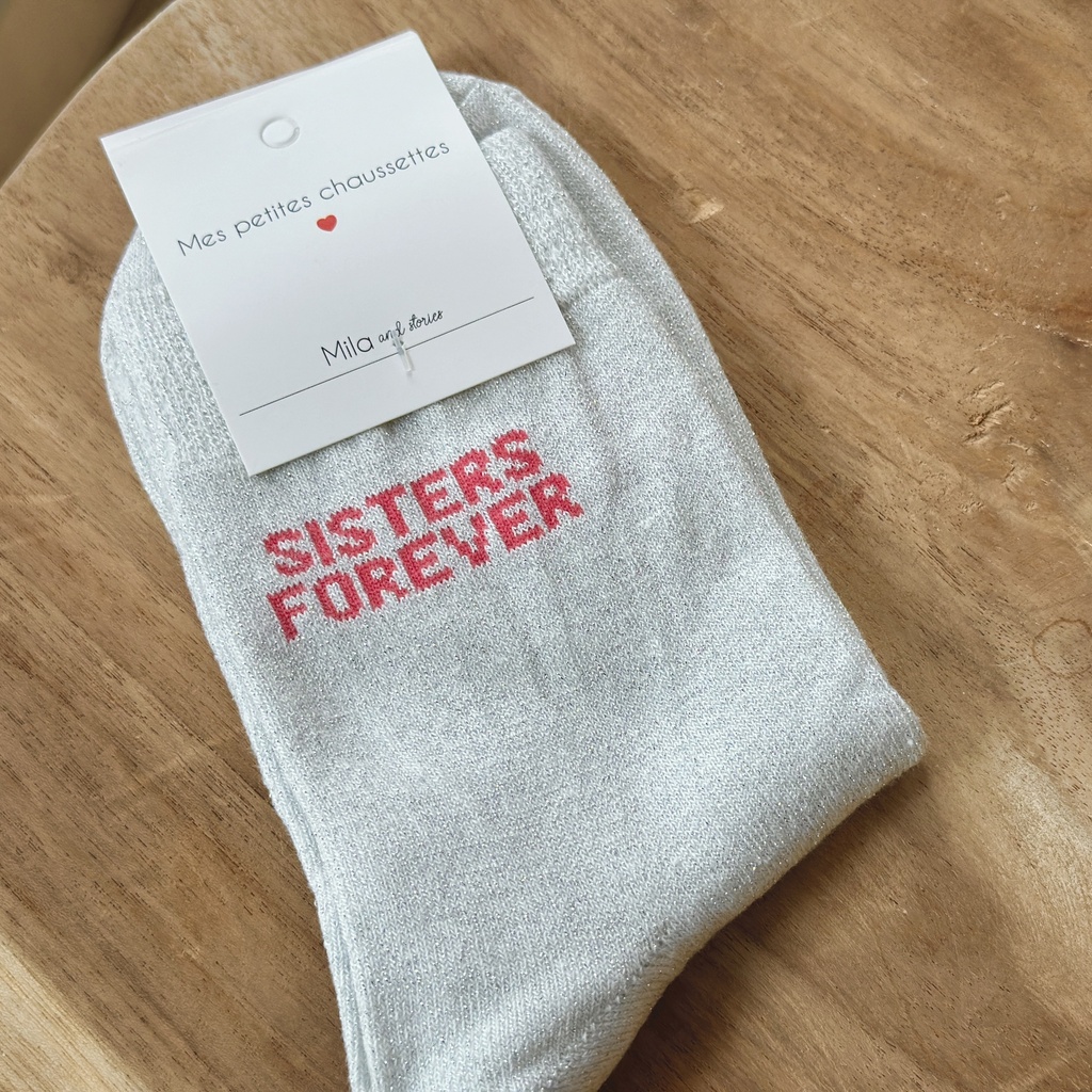 Chaussettes paillettes Sisters Forever